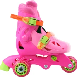 Megaventura Patín 3 Ruedas Rosa Talla S