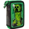 Minecraft Estuche con 2 Cremalleras
