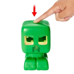 Minecraft Figura de Acción Interactiva Creeper Mascota con Luces, Sonidos y Acción Explosiva