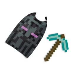 Minecraft Set de Pico y Capa para Disfraz
