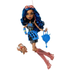 Monster High Muñeca Robecca Steam Boo-riginal Creeproduction con diario, soporte para la muñeca y mascota