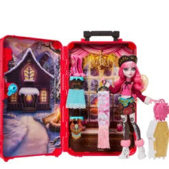 Monster High Skulltimate Secrets Cabaña Terrorífica con Muñeca Cupid Asteria y Accesorios