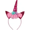 Muñeca Infantil Rainbow Rabbit Unicorn con Diadema de Unicornio