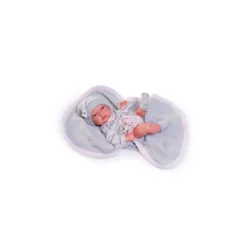Muñecas Antonio Juan Recién Nacida Baby Toneta con Toquilla de Punto