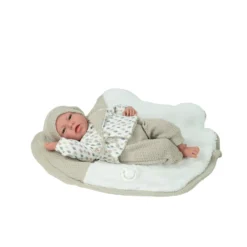 Muñecas Arias Elegance Muñeca de Peso Dafne Beige con Manta