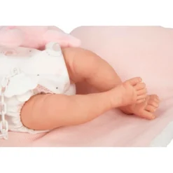 Muñecas Arias Reborn Ariel Rosa con Cojín 40 cm