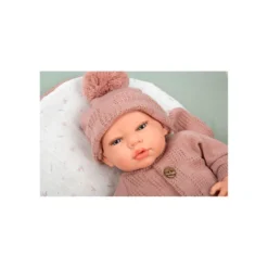 Mueñcas Arias Reborn Elba Rosa con Saco de Dormir 40 cm