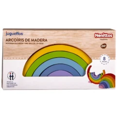 Nenittos Arcoíris de Madera 8 Piezas