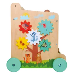 Nenittos Carrito de Madera con Actividades