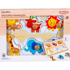 Nenittos Encajable Animalitos 6 Piezas Varios Modelos