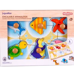 Nenittos Encajable Animalitos 6 Piezas Varios Modelos