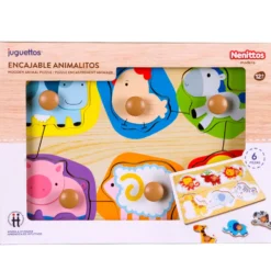 Nenittos Encajable Animalitos 6 Piezas Varios Modelos
