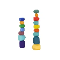 Nenittos Piedras de Madera Apilables 16 Piezas