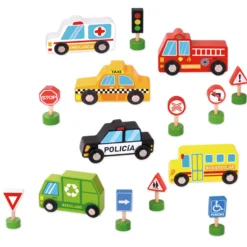 Nenittos Set de Educación Vial de Madera