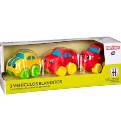 Nenittos 3 Vehículos Blanditos Varios Modelos