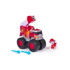 Paw Patrol Camión de Bomberos Rescue Wheels Firetruck y Figura de Marshall