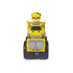 Paw Patrol Camión-Excavadora Rescue Wheels Bulldozer y Figura de Rubble