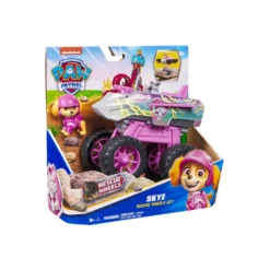 Paw Patrol Camión Monstruo Rescue Wheels Jet y Figura de Skye