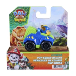 Paw Patrol The Dino Movie Pup Squad Racer Vehículo con Mascota Varios Modelos