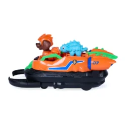 Paw Patrol The Dino Movie Vehículo Dino Rescue Hovercraft con Figura Zuma