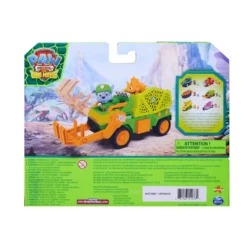 Paw Patrol The Dino Movie Vehículo Dino Rescue Recycler con Figura Rocky