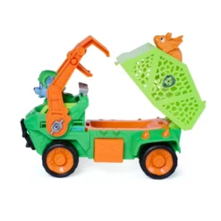Paw Patrol The Dino Movie Vehículo Dino Rescue Recycler con Figura Rocky