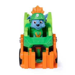 Paw Patrol The Dino Movie Vehículo Dino Rescue Recycler con Figura Rocky