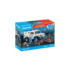 PLAYMOBIL Action Heroes Transporte Dinero Policía - 71597