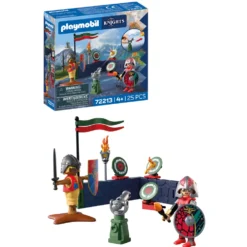 PLAYMOBIL Knights Entrenamiento de Combate de los Caballeros del León - 72213