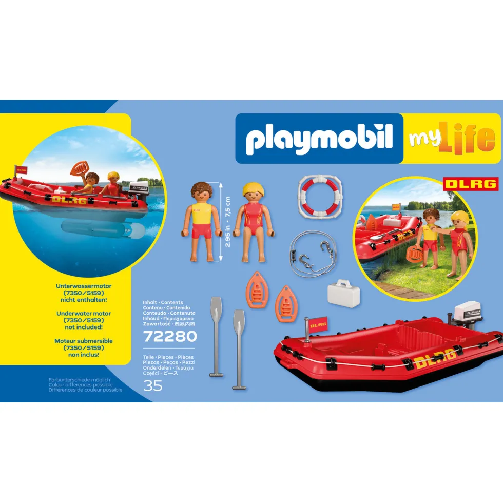 PLAYMOBIL My LIfe Barco de Rescate - 72280