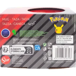 Pokémon Metal Meltdown Taza de Cerámica de Desayuno 400 ml en Caja de Regalo