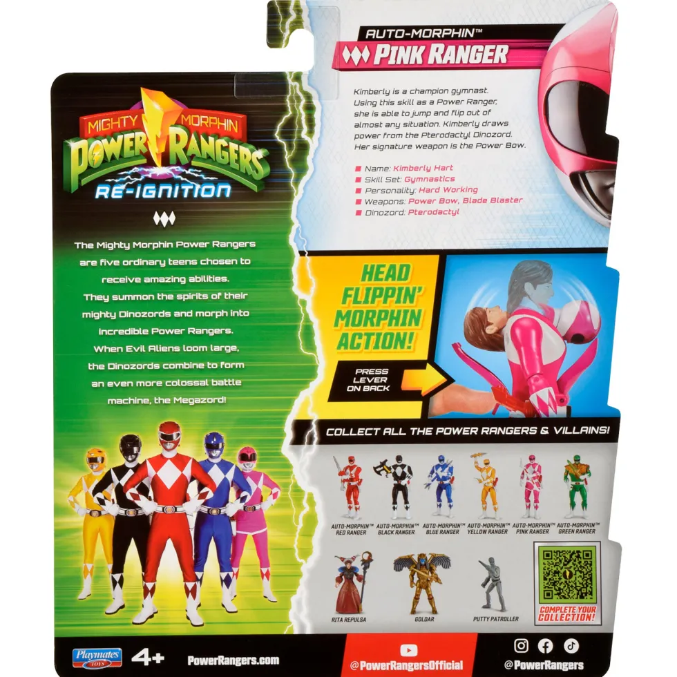 Power Rangers Re-Ignition Figura Auto -Morphin Varios Modelos