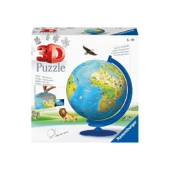 Ravensburger Puzzle 3D 180 Piezas Globo Terráqueo Nueva Edición