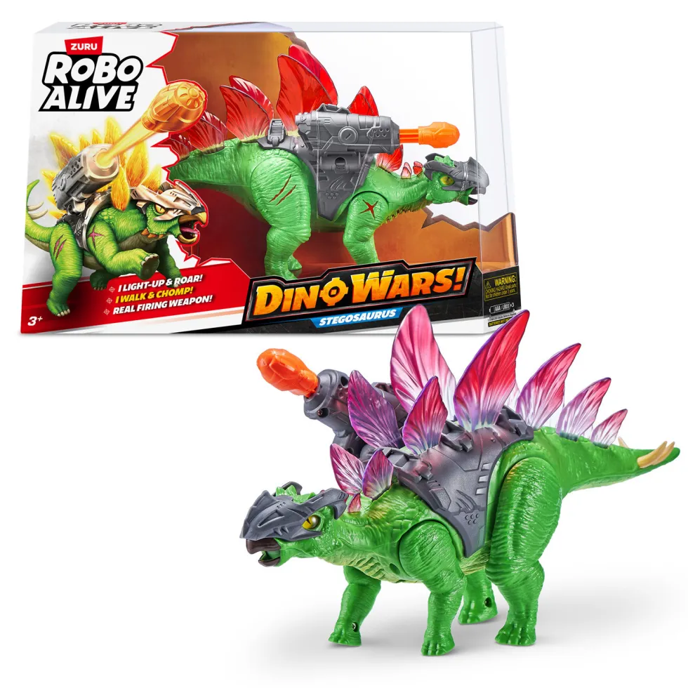 Robo Alive Figura Dino Wars Stegosaurus