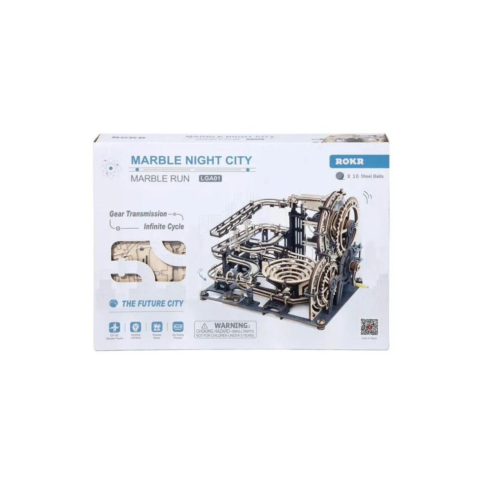Robotime Marble Night City Maqueta de Madera