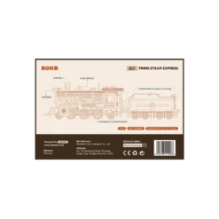 Robotime Prime Tren de Vapor Maqueta de Madera