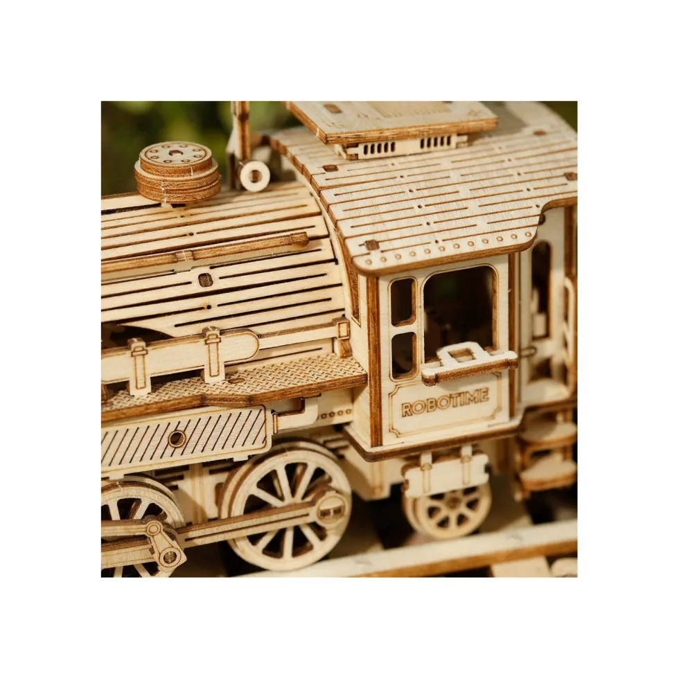 Robotime Prime Tren de Vapor Maqueta de Madera