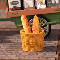 Rolife Travel Street Aromatic Coffee Cart Maqueta