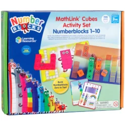 Set de Actividades MathLink Cubes Numberblocks 1 al 10 Learning Resources