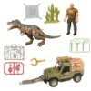 Set de Juguete Dinosaur Rescue con Camión Todoterreno y T-Rex con Sonido