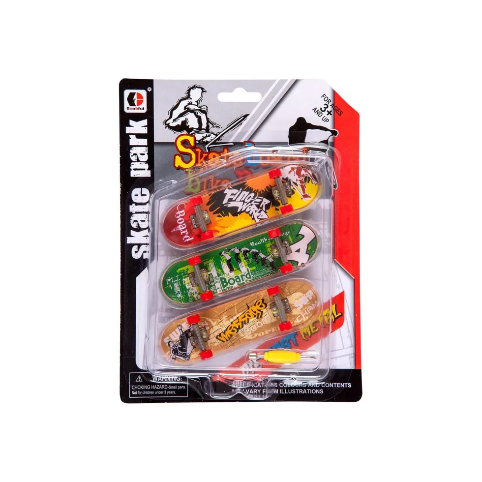 Skateboard de Dedos Con 3 Skates Con Herramientas Varios Modelos