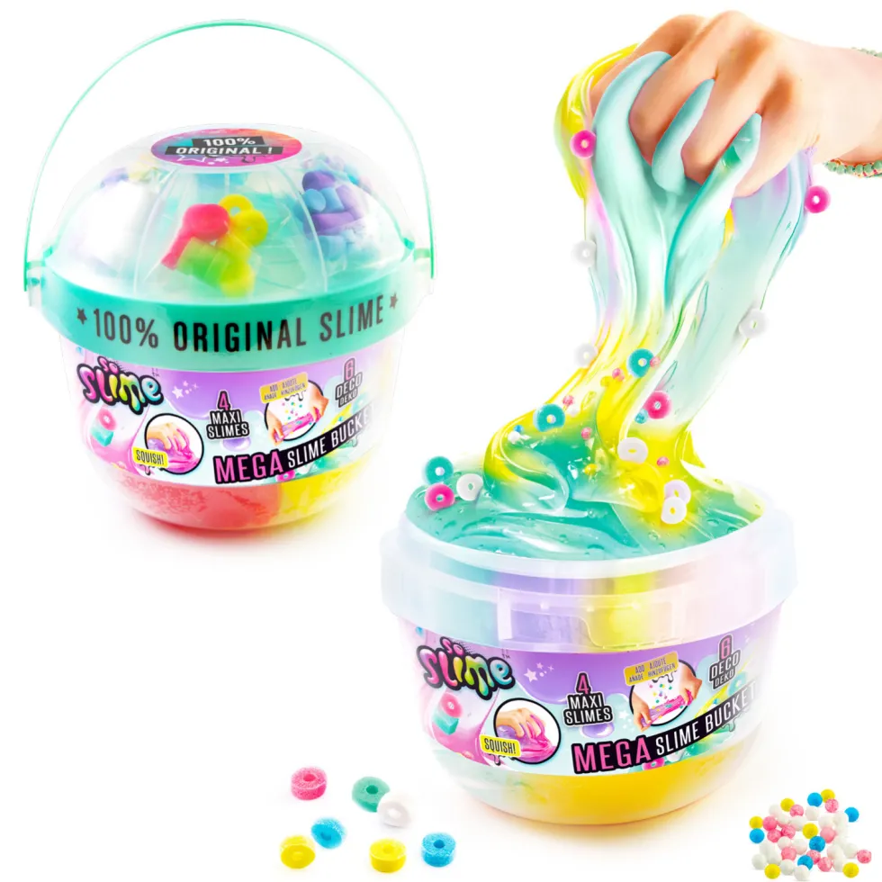 Slime Mega Slime Bucket con Decoraciones Varios Modelos