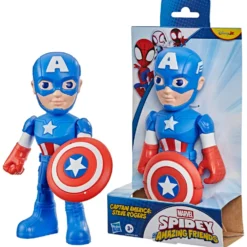 Spidey and his Amazing Friends Figura Capitán América: Steve Rogers