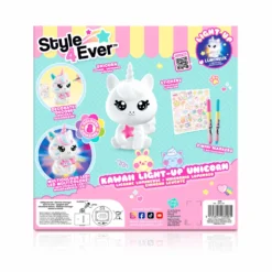 Style 4 Ever Decora tu Unicornio Kawaii Luminoso