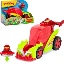 Superthings Rivals of Kaboom Vehículo Turbo Spinner Villain