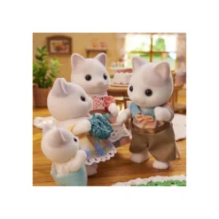 Sylvanian Families Familia Gato Latte