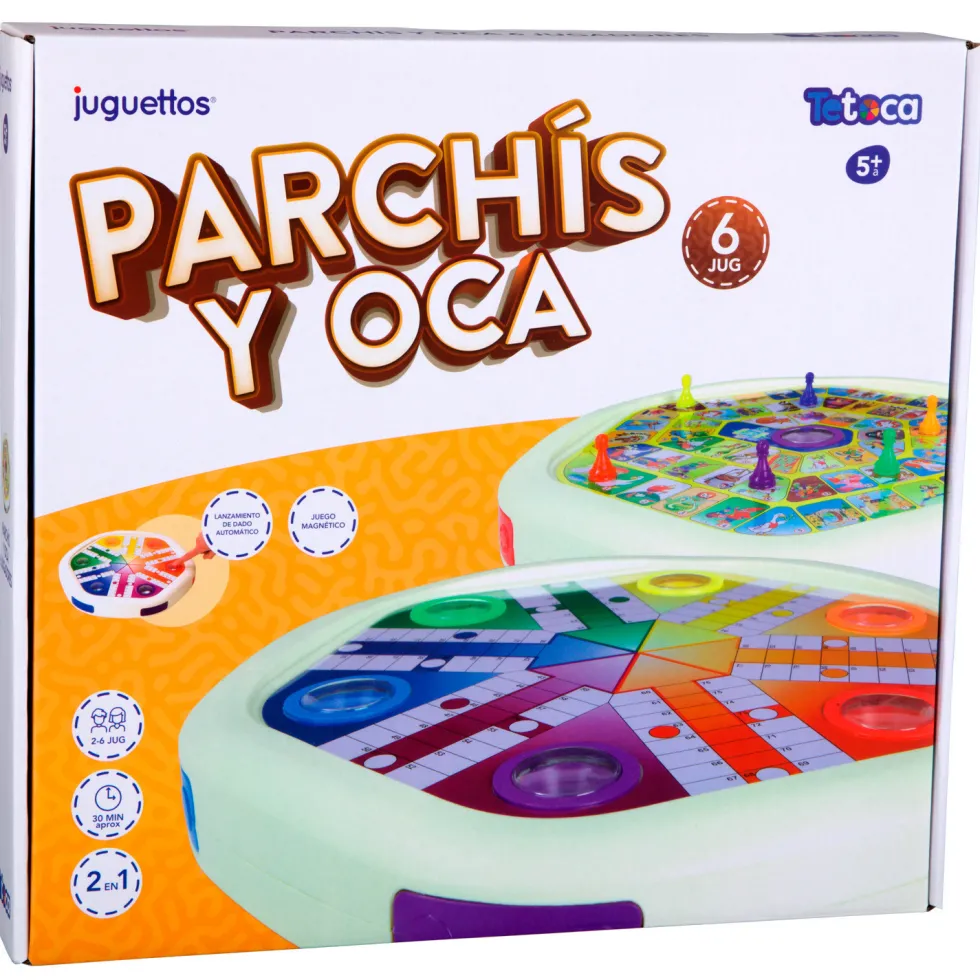 Tetoca Parchís y Oca 6 Jugadores