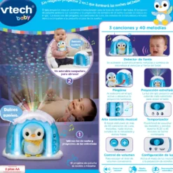 VTech Baby Iglú Proyector Peluchito Pingüino Interactivo