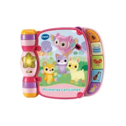 VTech Baby Primeras Canciones Rosa Libro Interactivo para Bebés