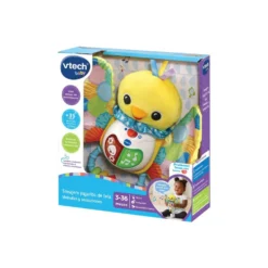 VTech Baby Sonajero Pajarito de Tela Melodías y Sensaciones